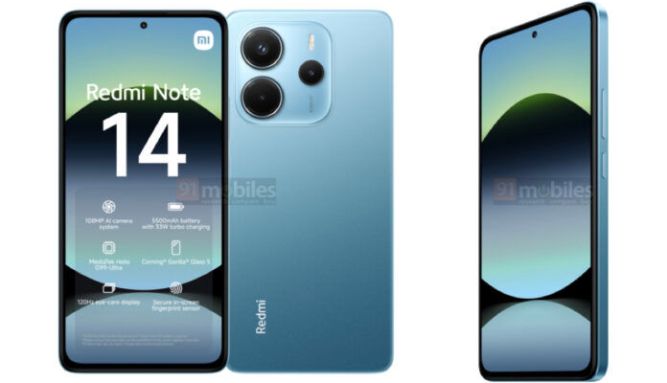 مشخصات نسخه 4G ردمی نوت 14 