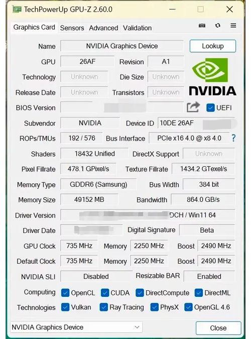 کارت گرافیک RTX Titan Ada انویدیا