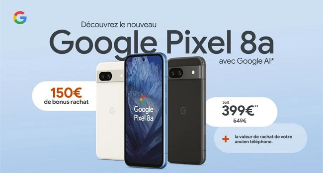 تمامی مشخصات گوشی Google Pixel 8a