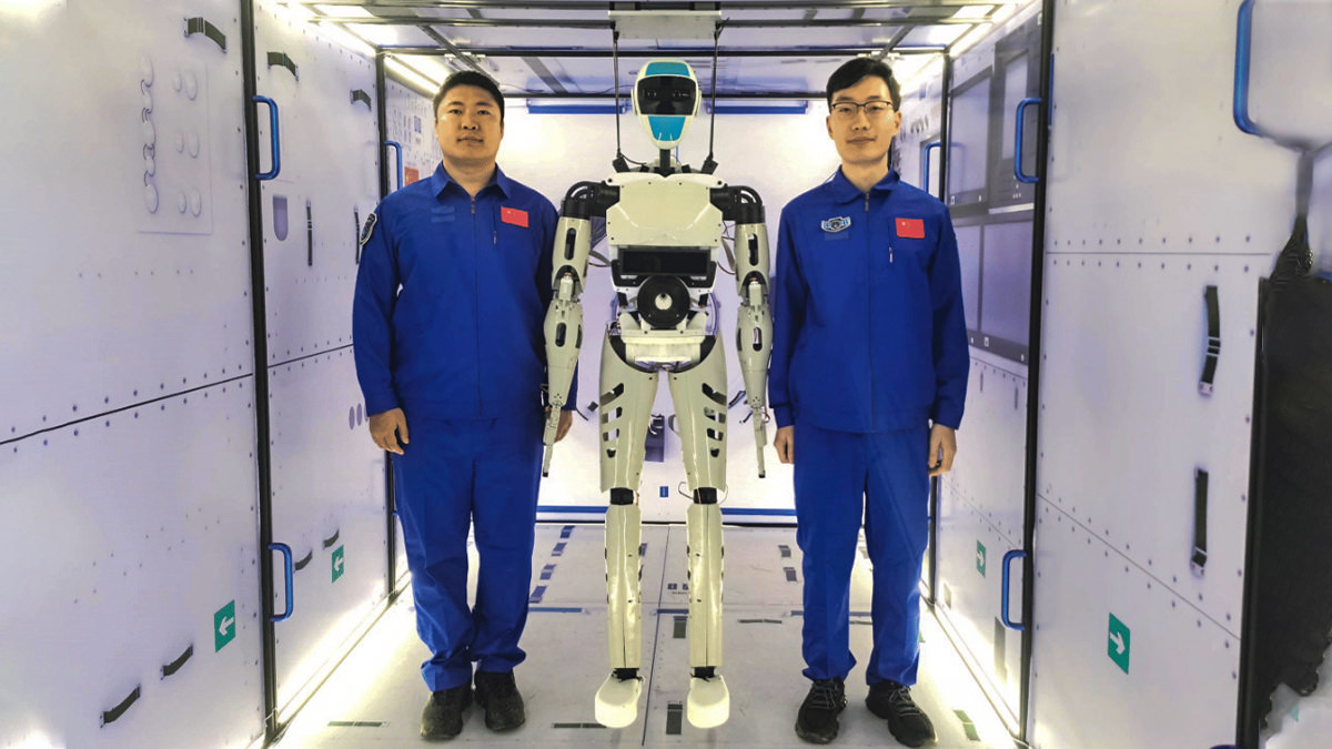 اولین ربات فضانورد چین به نام Taikobot 