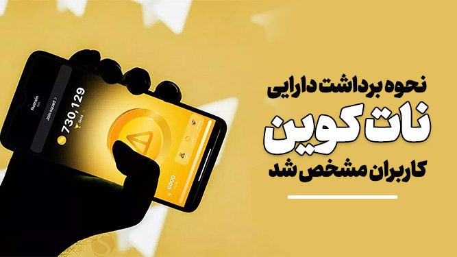 نحوه برداشت دارایی نات کوین
