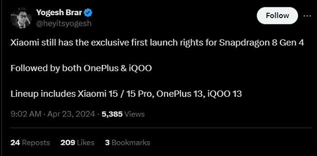 گوشیهای شیائومی با اسنپدراگون 8 نسل 4