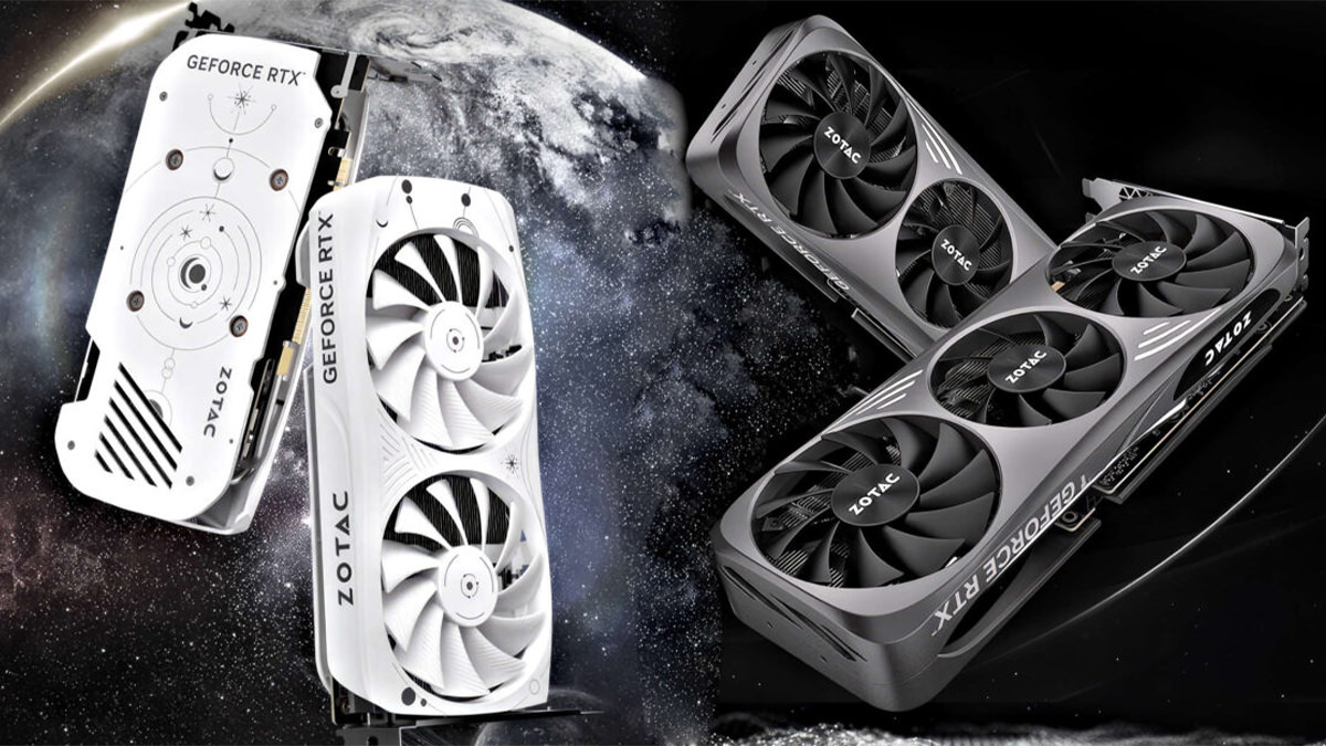 نسخه فضایی کارت‌های گرافیک سری RTX 40 از برند Zotac