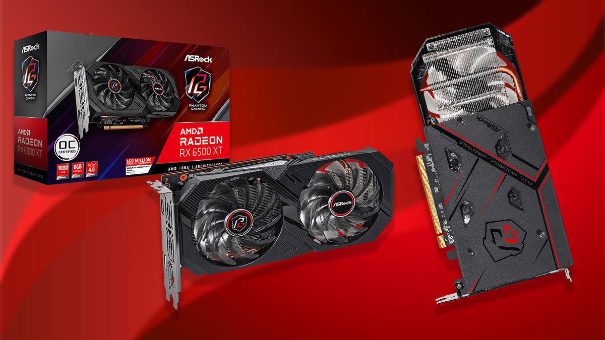 نسخه سفارشی Radeon RX 6500 XT از برند ASRock