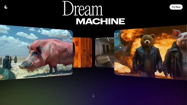 هوش مصنوعی تولید ویدئوی Dream Machine