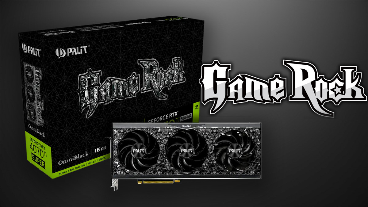 کارت گرافیک جدید RTX 4070 Ti SUPER GameRock OmniBlack 