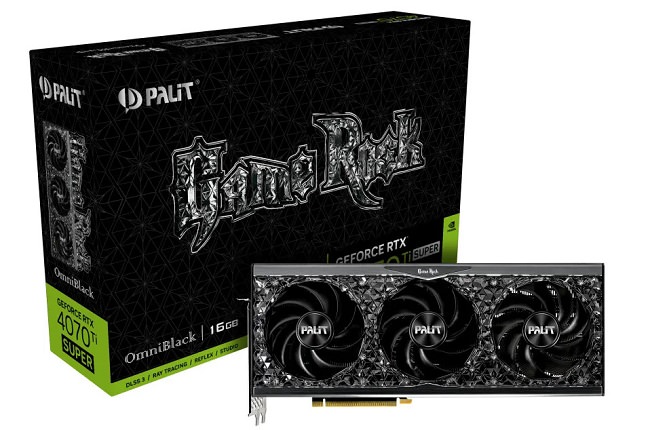 کارت گرافیک جدید RTX 4070 Ti SUPER GameRock OmniBlack 
