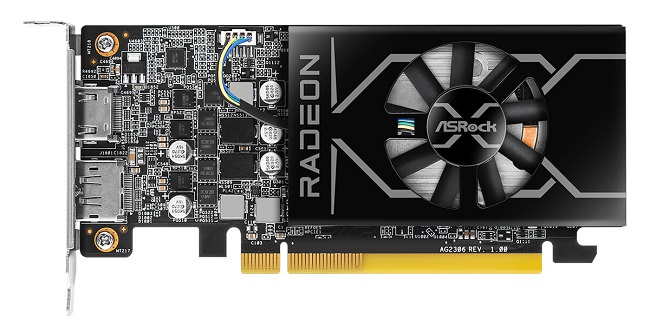 کارت گرافیک Radeon RX 6400 Low Profile ازراک برای کیسهای کوچک