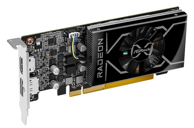 کارت گرافیک Radeon RX 6400 Low Profile ازراک برای کیسهای کوچک