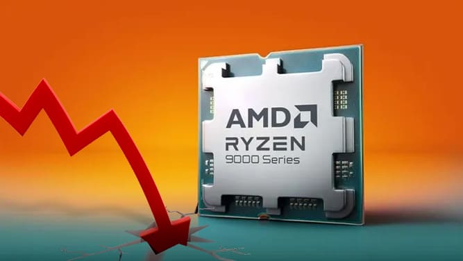 سقوط سریع قیمت پردازنده‌های سری Ryzen 9000