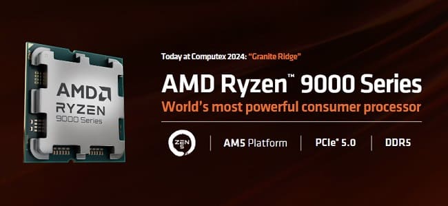 بهبود عملکرد پردازنده‌های دسکتاپ سری Ryzen 9000