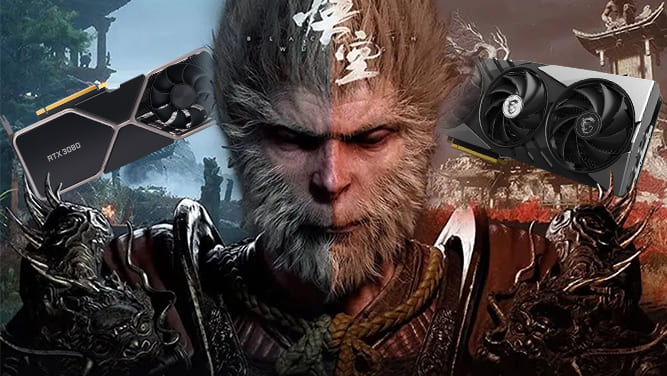 بهترین کارت گرافیک برای بازی Black Myth: Wukong