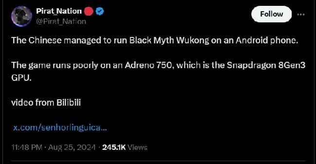 اجرای بازی Black Myth: Wukong روی گوشی اندرویدی!