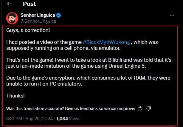 اجرای بازی Black Myth: Wukong روی گوشی اندرویدی!