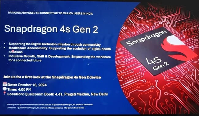 پردازنده جدید Snapdragon 4s Gen 2