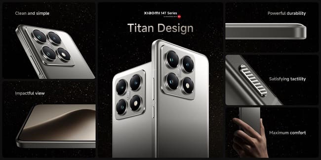 مشخصات گوشی‌های سری Xiaomi 14T از شیائومی