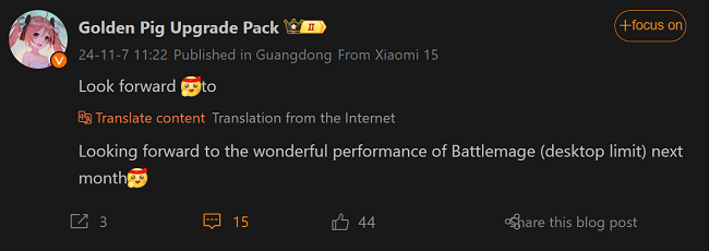 کارت‌های گرافیک Arc Battlemage اینتل