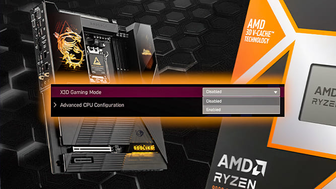 قابلیت X3D Gaming Mode در مادربرد های MSI