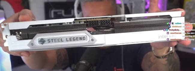 اولین تصاویر واقعی از کارت گرافیک ASRock Arc B580 Steel Legend