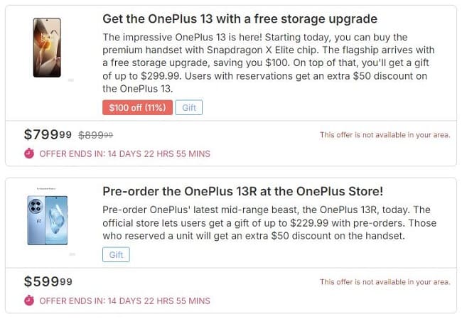 هدایای جذاب و تخفیف با خرید پرچداران جدید وان‌پلاس