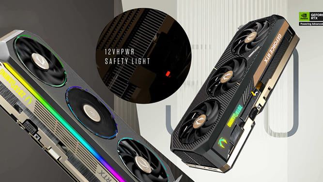 چراغ ایمنی (Safety Light) زوتاک برای کارت‌های گرافیک جدید