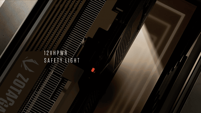 چراغ ایمنی (Safety Light) زوتاک برای کارت‌های گرافیک جدید
