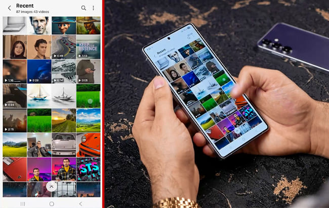 جستوجوی هوشمند در گالری (Gallery Search) گوشیهای سری Galaxy S25