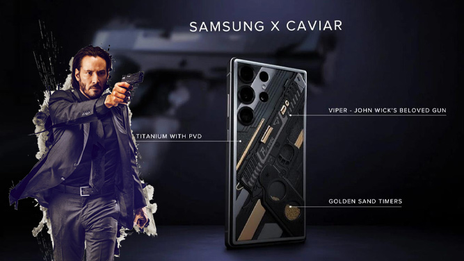 گوشی لاکچری و گران قیمت Galaxy S25 Ultra Viper از برند Caviar