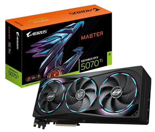 کارت گرافیک RTX 5070 Ti از برند گیگابایت
