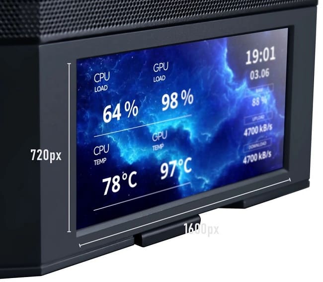کیس جدید LANCOOL 207 Refresh با یک نمایشگر LCD کوچک