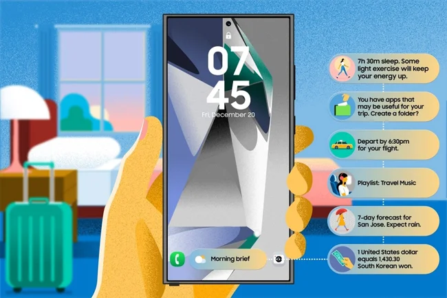 ویژگی های قابلیت Now Bar در رابط کاربری One UI 7