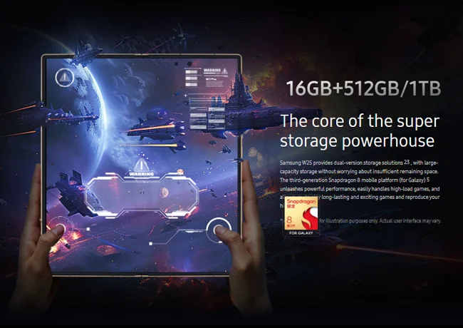 حضور تراشه اسنپدراگون 8 الیت در گوشی های سری W25