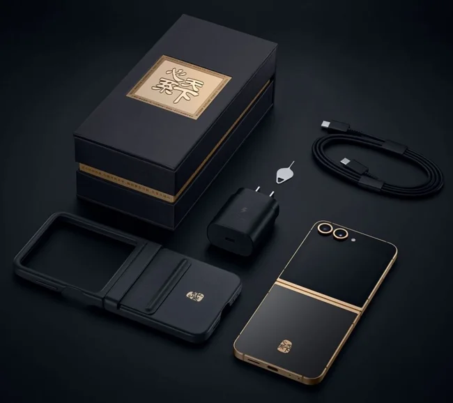 محتویات جعبه گوشی W25 Flip سامسونگ