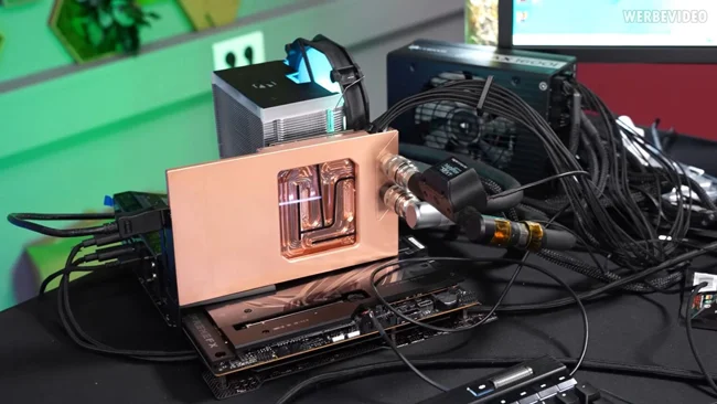 نصب واترکولر روی RTX 5090