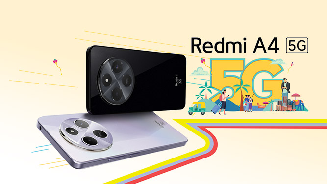 گوشی ارزان قیمت Redmi A4 5G معرفی شد