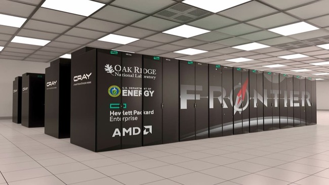 ابررایانه Frontier با استفاده از پردازنده‌های AMD ساخته شده است