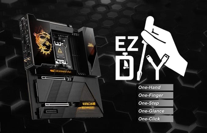 قابلیت‌های اسمبل اسان EZ DIY در مادربردهای جدید MSI