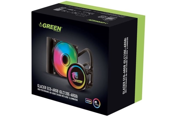 خنک کننده آبی GLACIER 120 ECO-ARGB