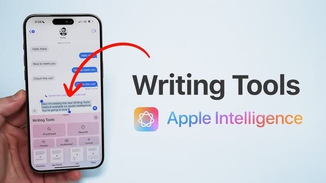 دستیار نوشتاری iOS