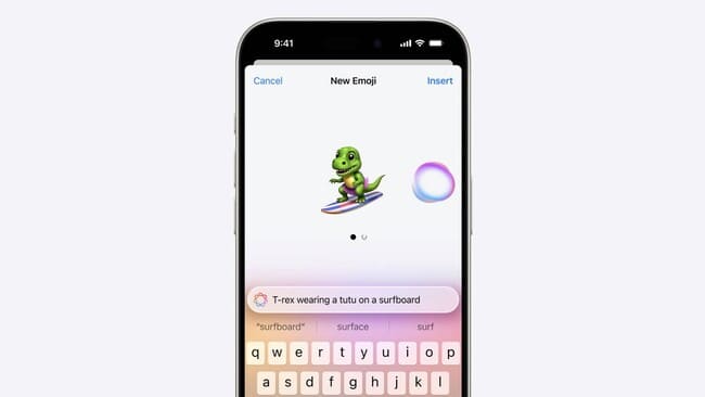 تولید تصاویر دلخواه با هوش مصنوعی مولد iOS 18