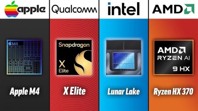 رقابت در بازار پردازنده های لپتاپ