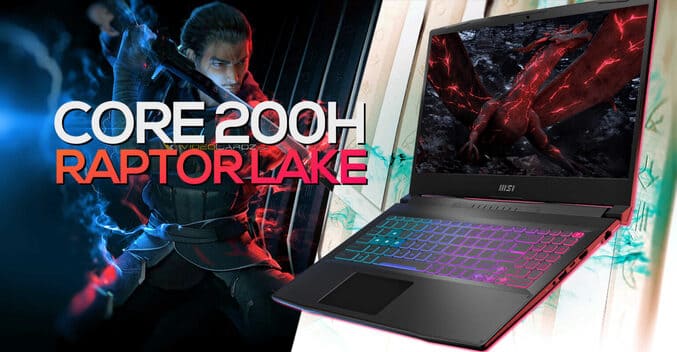 پردازنده Intel Core 7 250H با ریزمعماری Raptor lake عرضه می‌شود