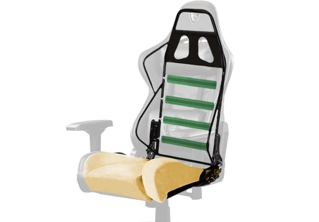 قاب صندلی ‌های گیمینگ ام اس آی از جنس فولاد است