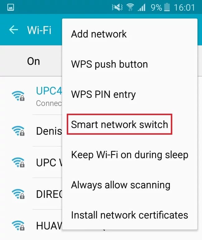 خاموش کردن Smart Network Switch