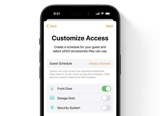امکان دادن دسترسی به مهمانان در iOS18