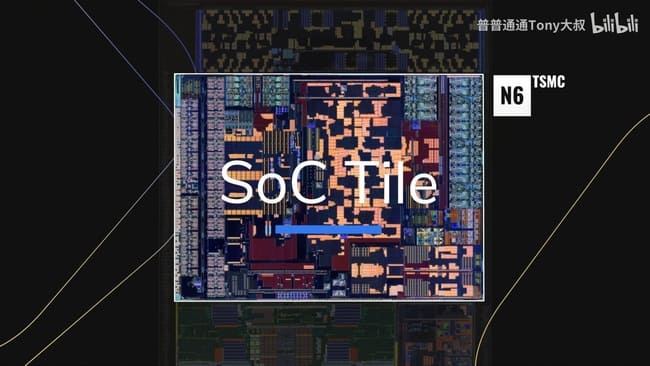 کاشی SoC که با فرایند 6 نانومتری TSMC تولید شده است