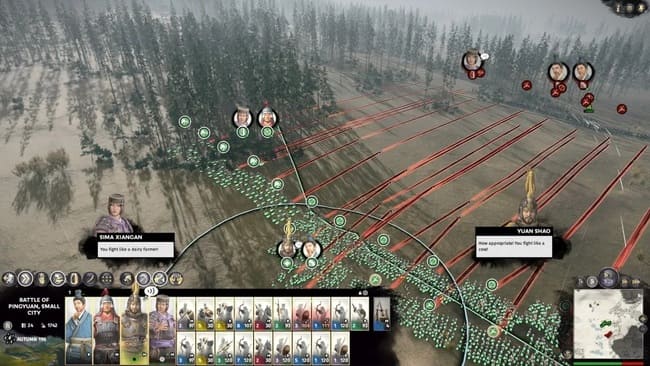 یک نبرد عظیم در بازی Total War Three Kingdoms