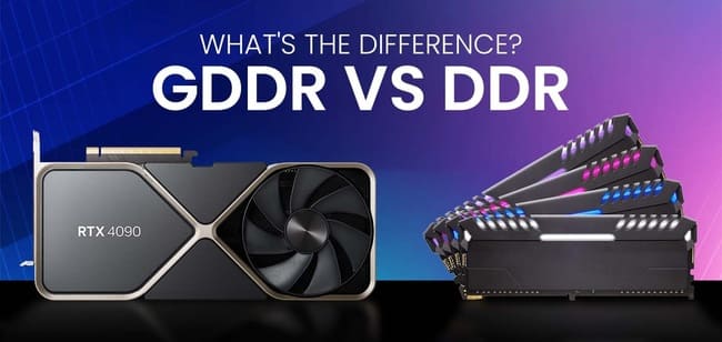 ماژول‌‌های حافظه رم در کنار کارت گرافیک RTX 4090