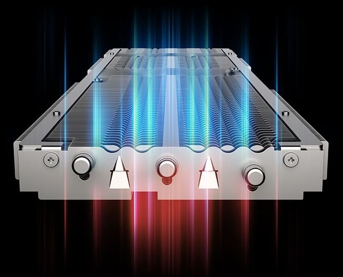 هیت سینک با طراحی Airflow control