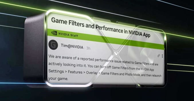 مشکلات Nvidia App